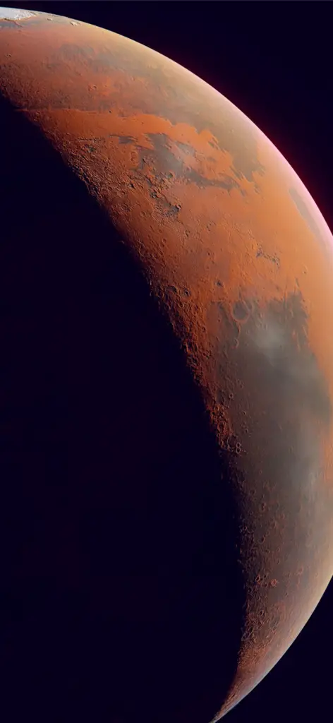 Planet Mars wallpaper for iPhone 