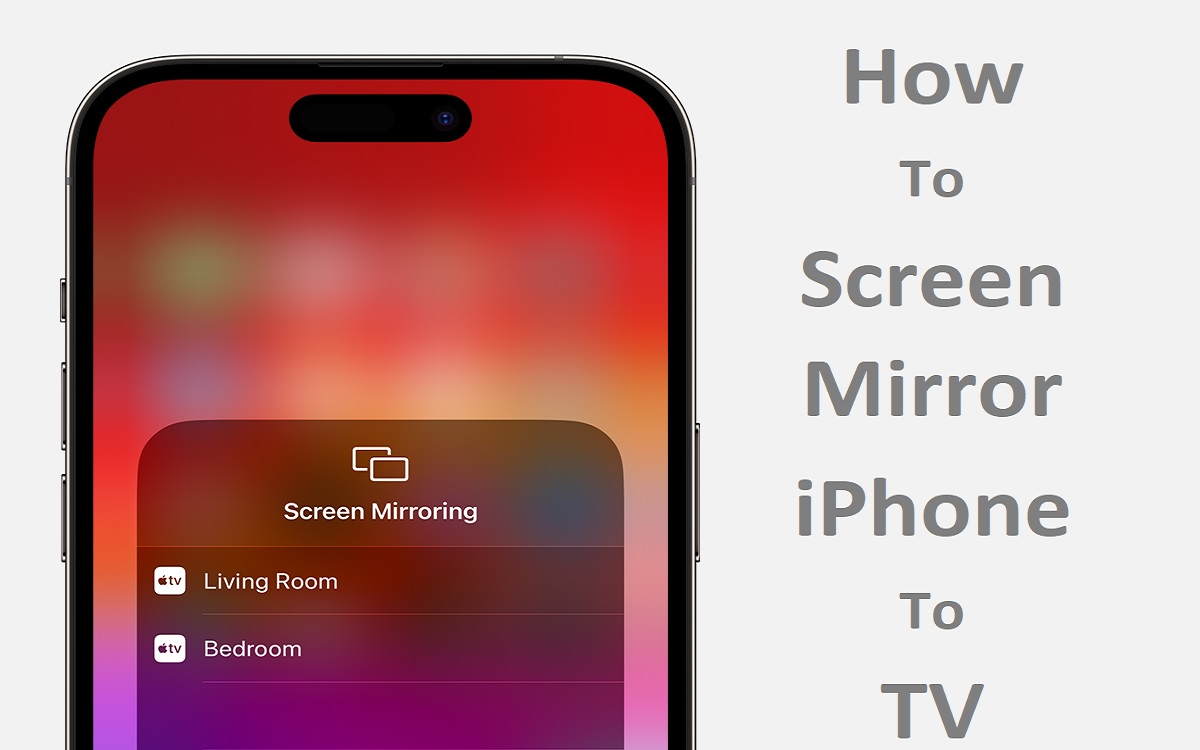 how to screen mirror iphone to tv