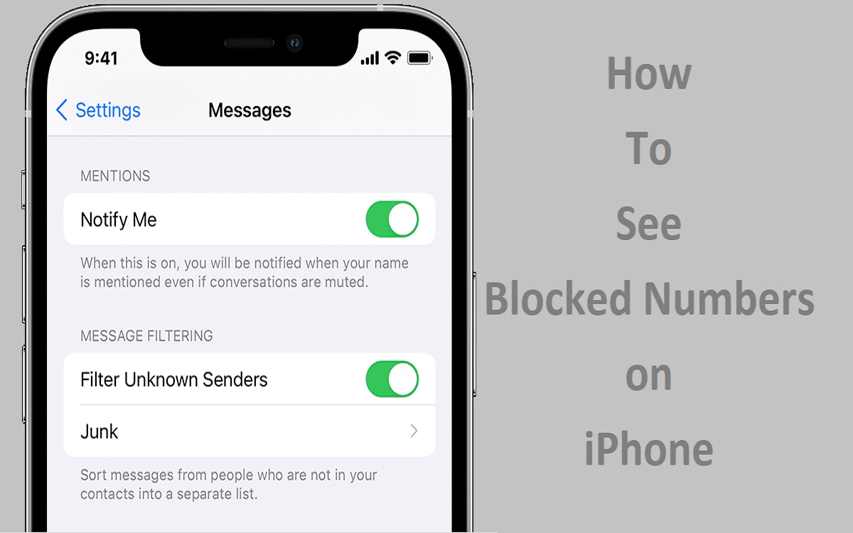 how to see blocked numbers on iphone