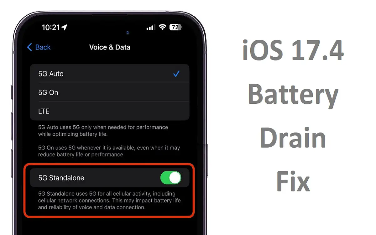 iOS 17.4 Battery Drain Fix