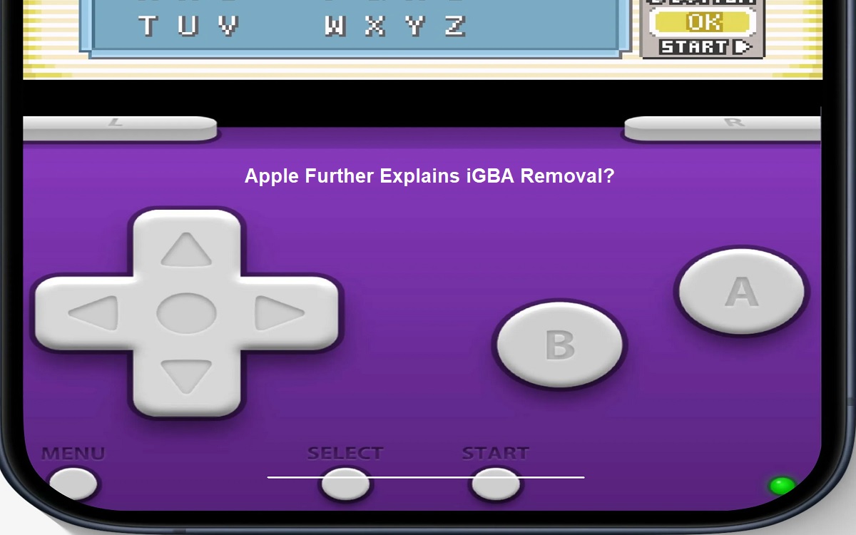 Apple Further Explains iGBA Removal