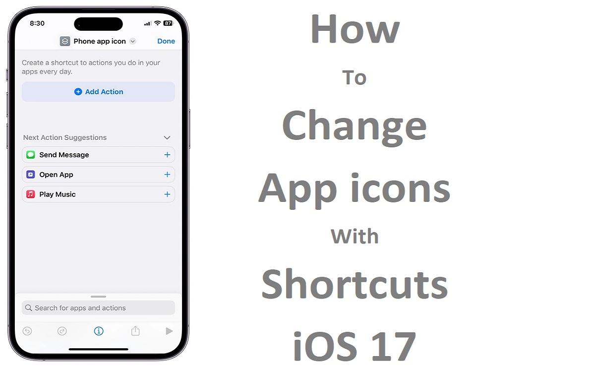 How To Change App Icons With Shortcuts iOS 17