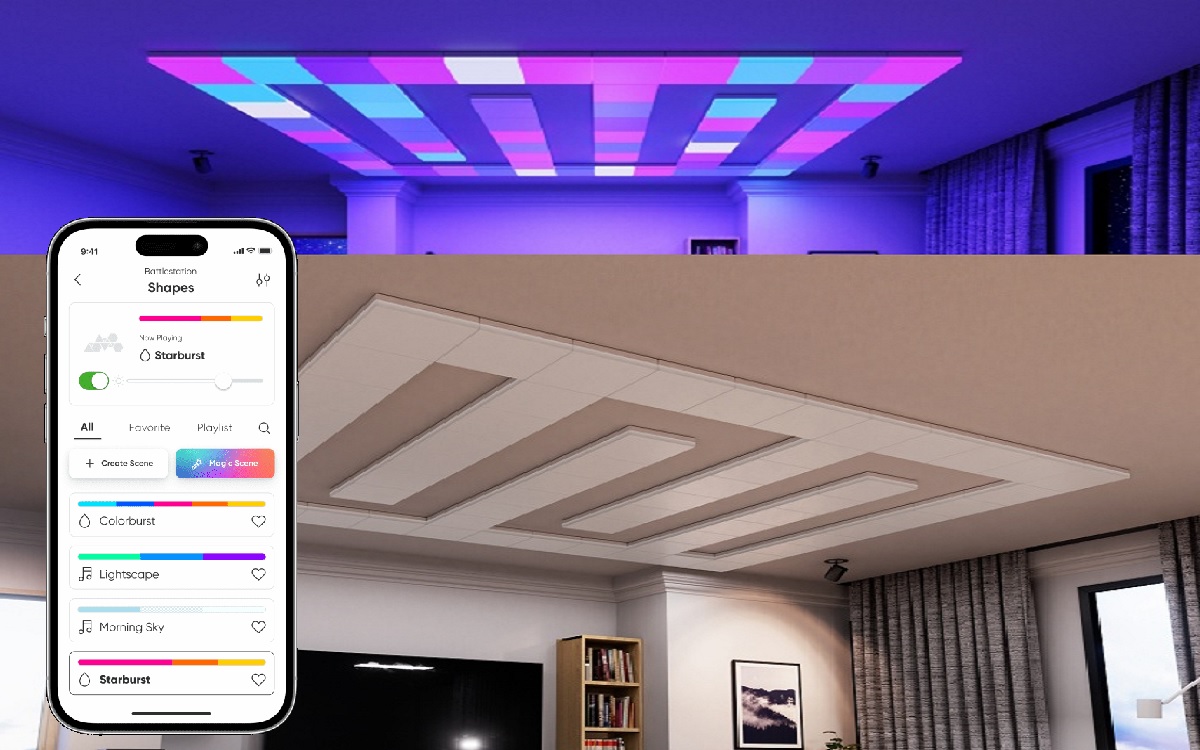 How to Operate Nanoleaf's Skylight Using Nanoleaf App iOS