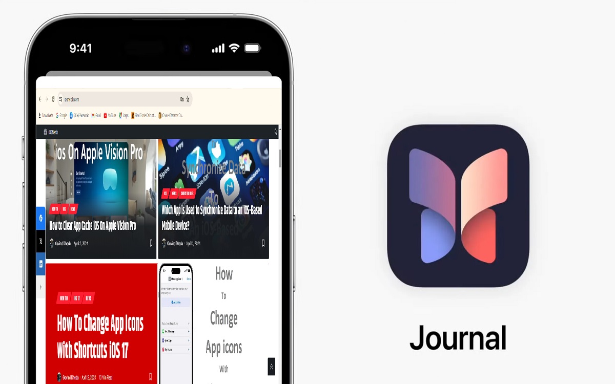 Where is The Journal App iOS 17