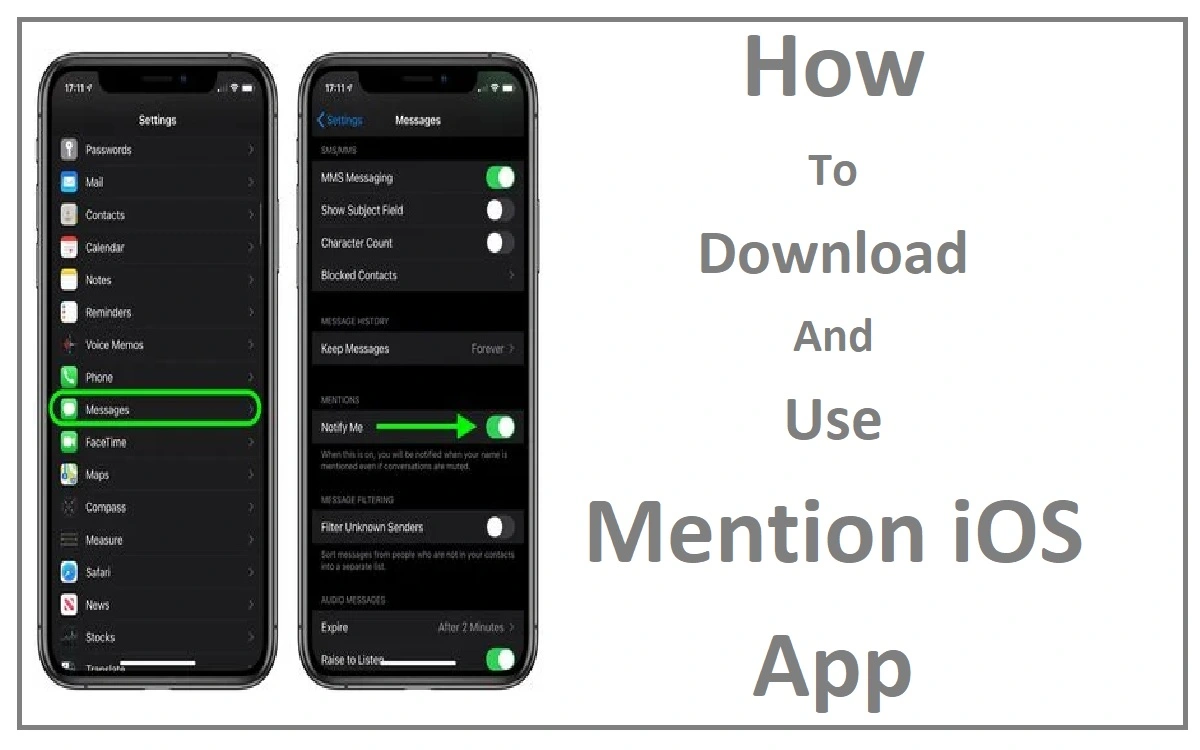 Mention iOS app