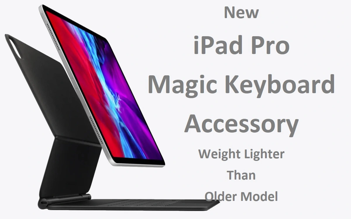 New iPad Pro Magic Keyboard Accessory Weight Lighter Than Older Model