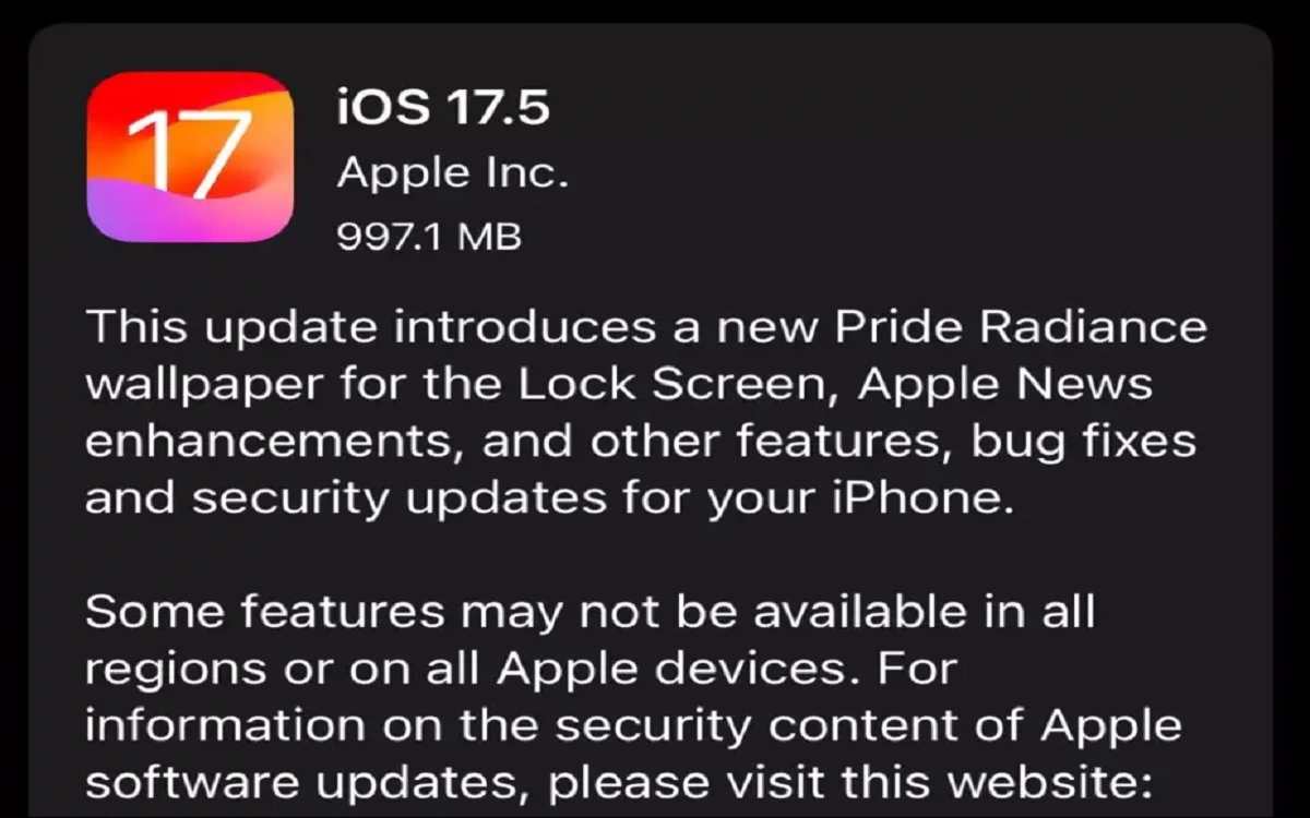 iOS 17.5 Update Now Available Here New Features and Importants