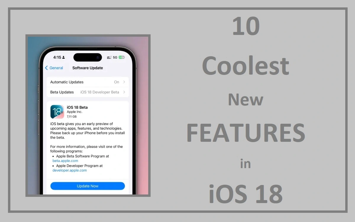 10 Coolest New FEATURES in iOS 18