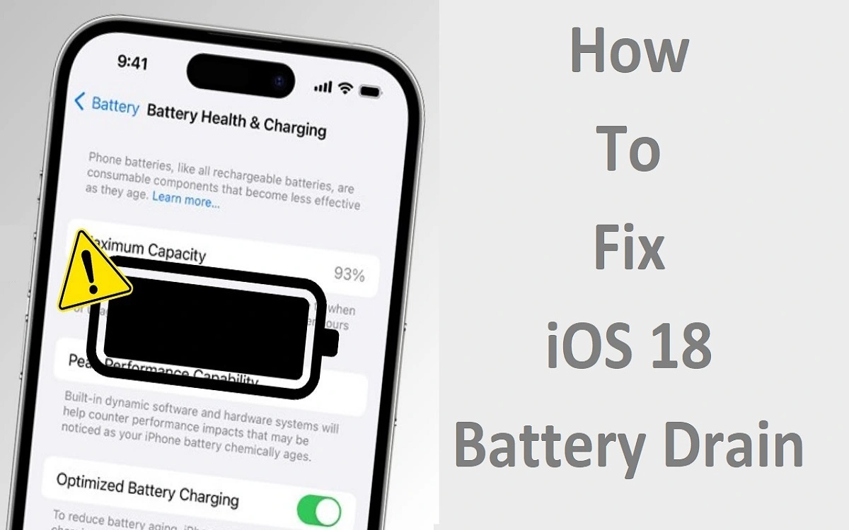 How To Fix iOS 18 Battery Drain