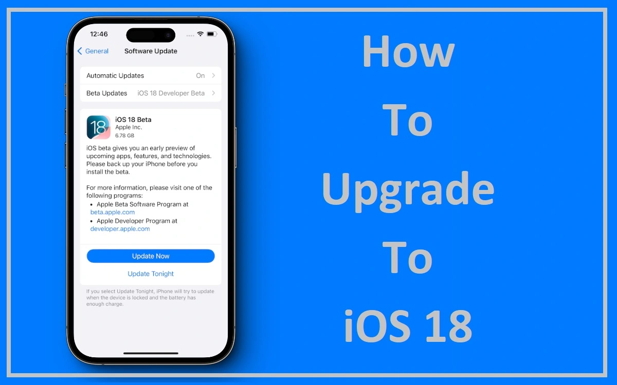 How to upgrade to iOS 18