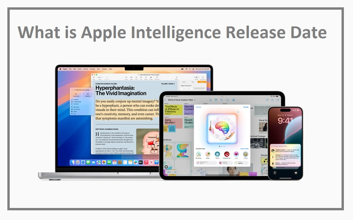 What is Apple Intelligence Release Date