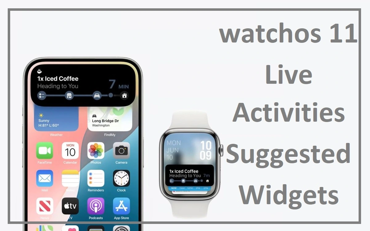 watchos 11 Live Activities Suggested Widgets