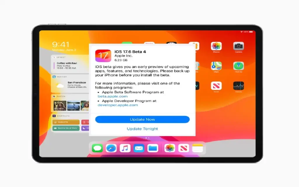 Apple Seeds iOS iPadOS 17.6 Beta 4 To Developers