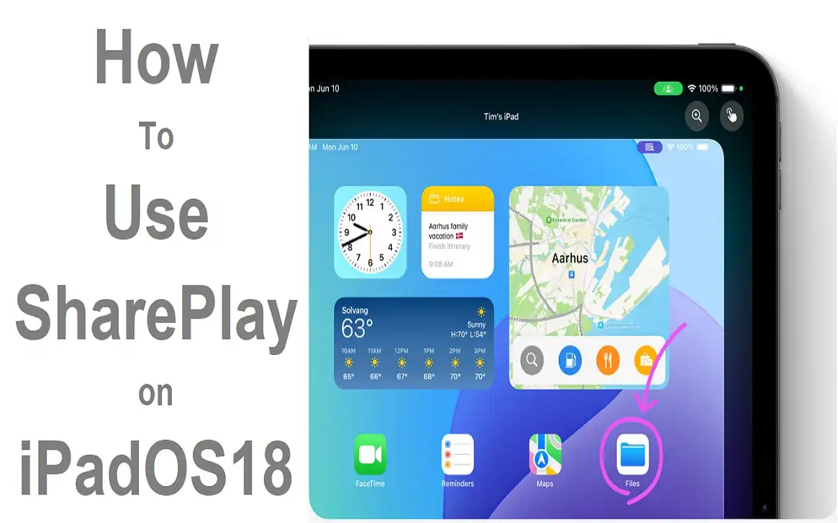 How To Use SharePlay on iPadOS18