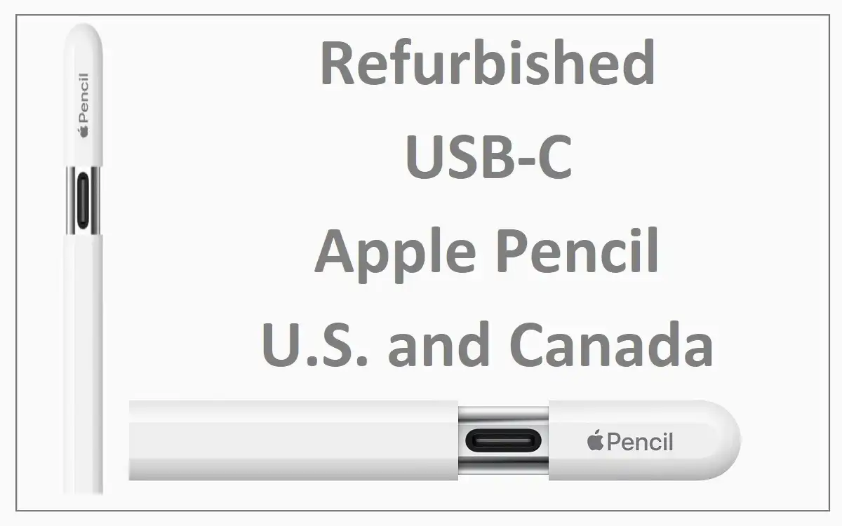 Refurbished USB-C Apple Pencil U.S. and Canada