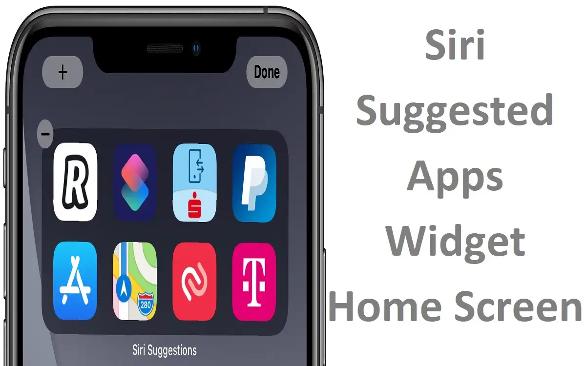 Siri Suggested Apps Widget Home Screen