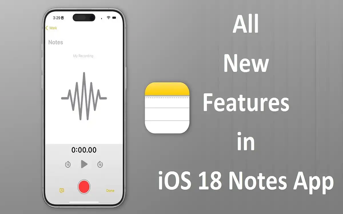 All New Features in iOS 18 Notes App