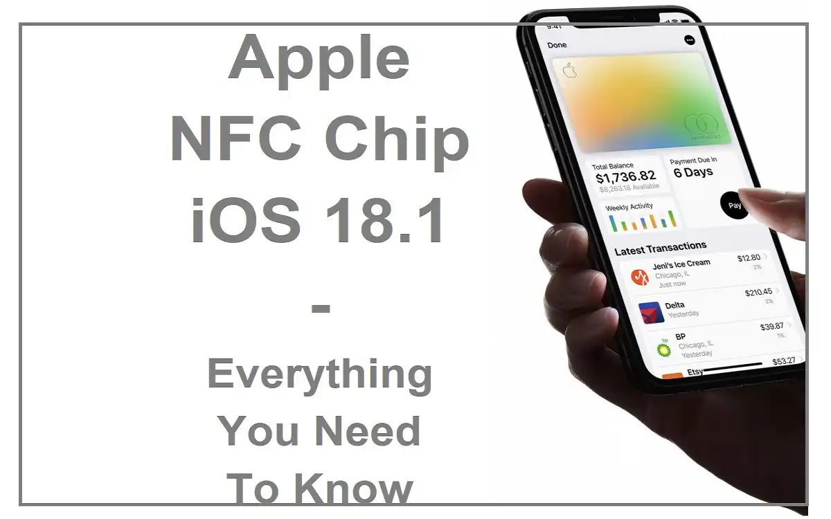 Apple NFC Chip iOS 18.1