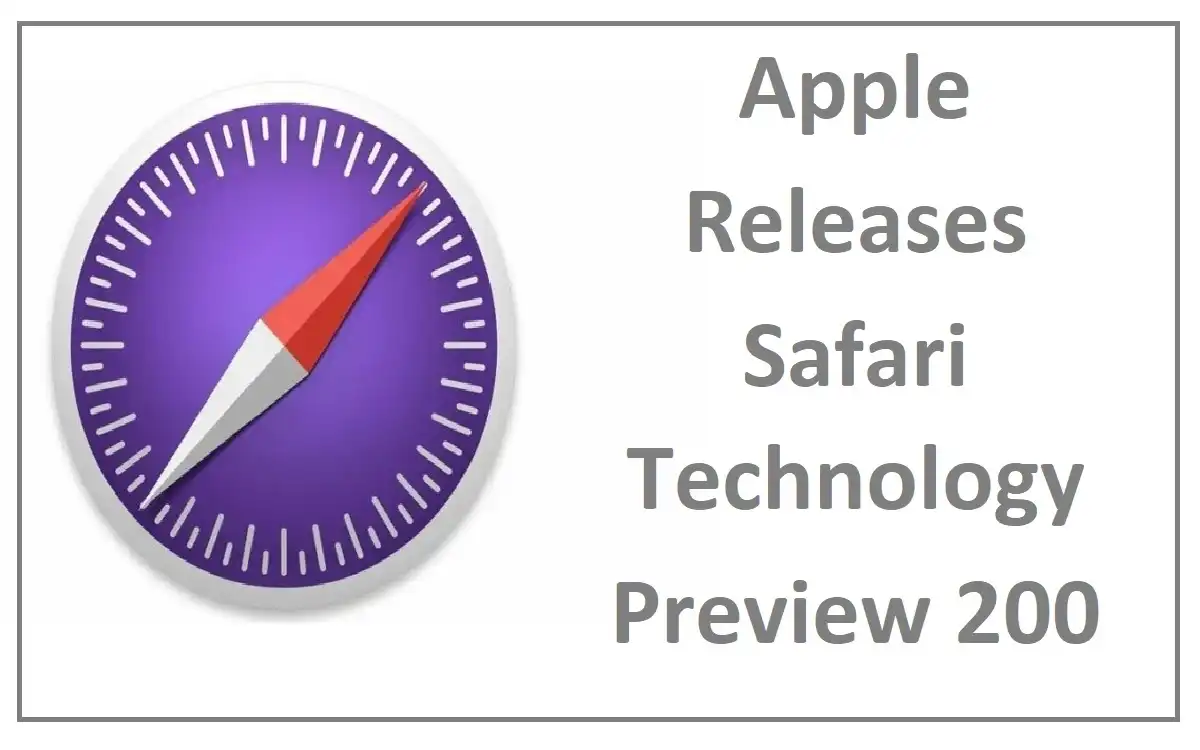 Apple Releases Safari Technology Preview 200