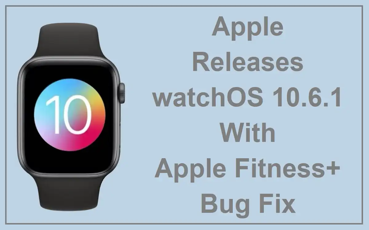 Apple Releases watchOS 10.6.1 With Apple Fitness+ Bug Fix