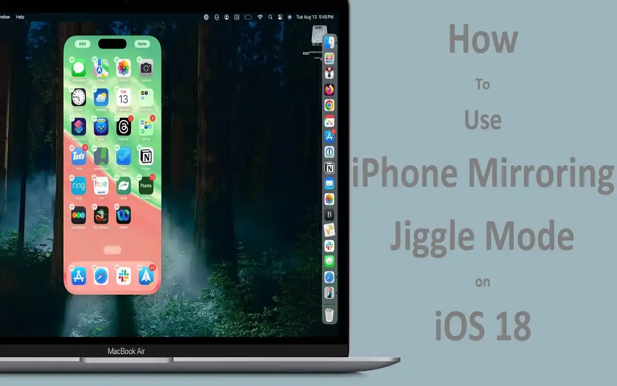 How To Use iPhone Mirror Jiggle Mode on iOS 18