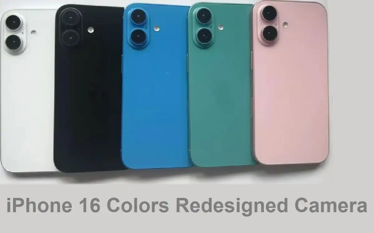 iPhone 16 Colors Redesigned Camera