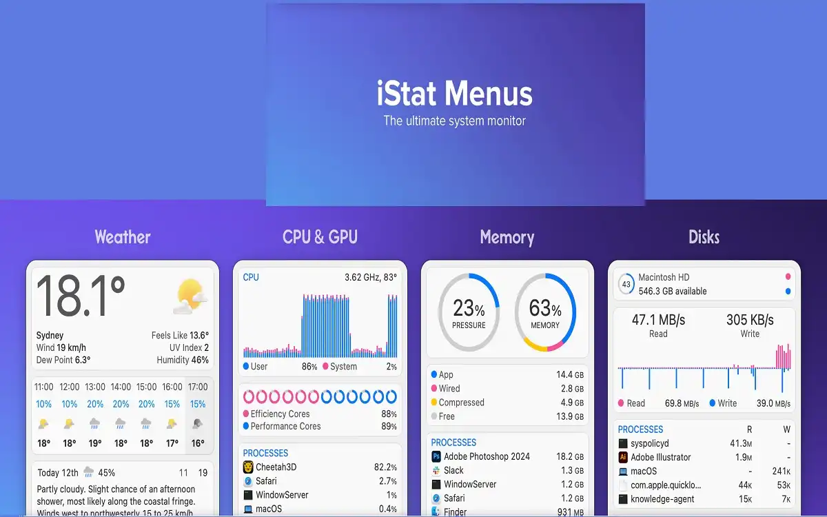 iStat Menus 7.0 Brings New Features