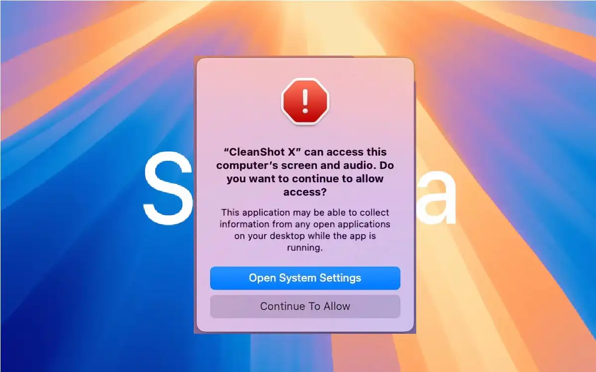 macOS Sequoia Screen Record App Permissions